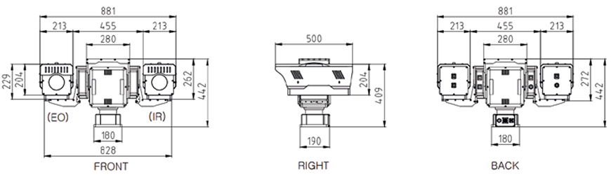 Product dimensions